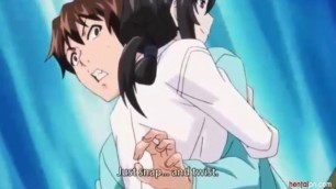 Busty anime MILF fucks a schoolboy gamer - Uncensored Scene