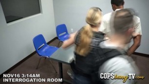 Horny cops arrest a black dude and take him to the detention room to fuck him and record it. Join us