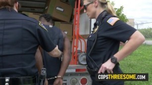 Cop with fat ass gets hard fucked by black dude after getting arrested. Join us