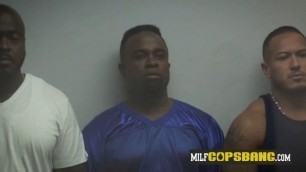 Black suspect with big tool nails and bangs horny busty officers and get his cock sucked deep