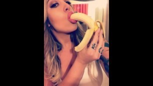 Millie Stylez Deepthroats Banana