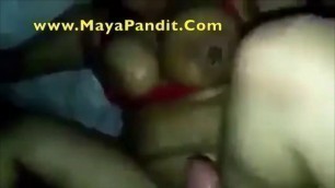MayaPandit.Com Presents - Indian MILF Aunty with Lactating Milk Boobs Getting Fucked in POV Homemade Amateur Porn Video with Big