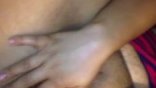 Filipina MILF Plays with Clit while taking Thick Cock