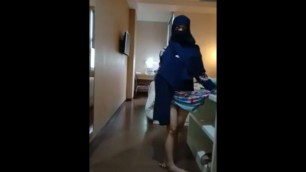 Indonesian niqab horny