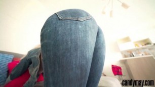 MILF CREAMPIES HER JEANS