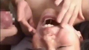 Japanese Pregnant Milf Takes A Gangbang Bukkake Hot Slut