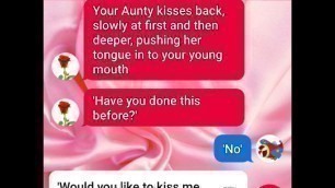 Sweet boys gets seduce by his Aunty sext roleplay