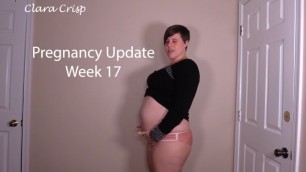 Pregnancy Preview Compilation Through Week 19 Clara Crisp Pregnant BBW