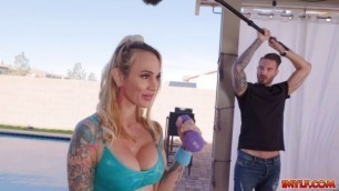 Stunning milf Sarah Jessie uses the stud for a core workout unlike any other