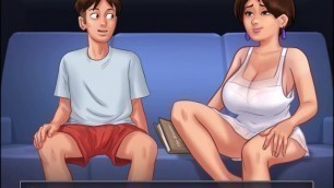 Summertime saga Xtreme story step-aunt Diane the watching tv