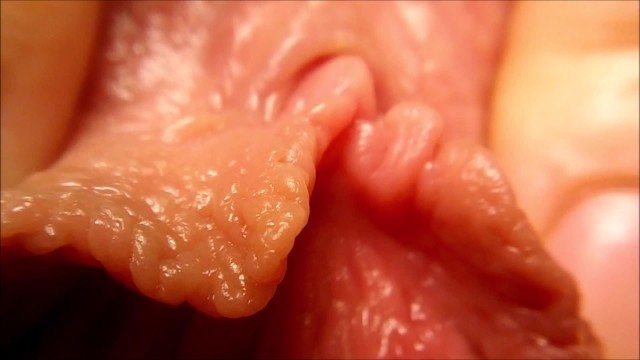 (MACRO) Playing with a pussy and a clitoris (relax video) - part.1