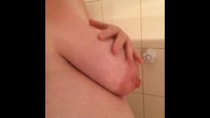 Tits in shower bbw