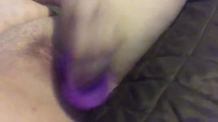 Milf pounding her pussy with dildo