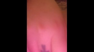 Tattooed milf finger fucking orgasm