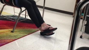 Milf Teacher Candid Feet